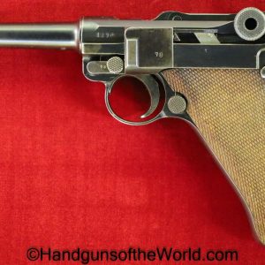 Luger, P.08, DWM, 1917, 9mm, WWI, German, Germany, WW1, Handgun, Pistol, C&R, Collectible, P08, P 08, P-08, Hand gun, Vintage, Old, Real