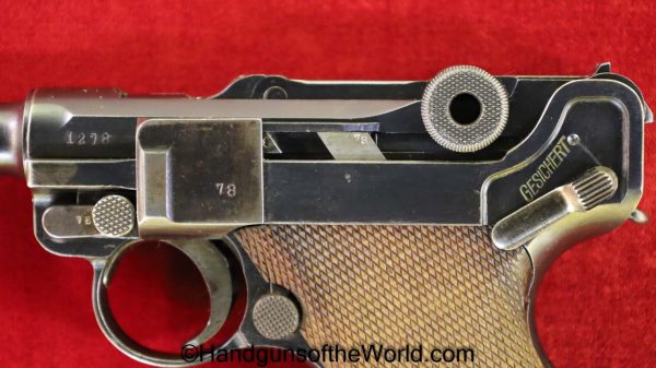 Luger P.08 DWM 1917, 9mm, WWI German Issue - Image 13