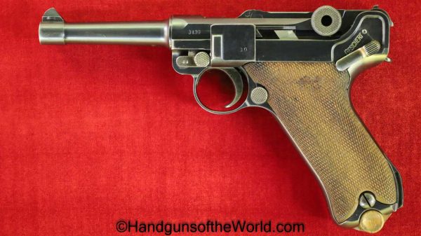 Luger, P.08, DWM, 1916, 9mm, German, WWI, WW1, Germany, Handgun, Pistol, C&R, Collectible, P08, P-08, P 08, Hand gun, Para, Parabellum, Imperial