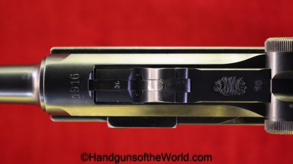 Luger P.08 DWM 1916, 9mm, German WWI Issue - Image 10