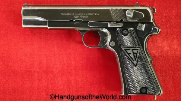Radom, VIS, P-35, 9mm, Type I, Early, German, Germany, WWII, WW2, P35, P 35, P.35, Handgun, Pistol, C&R, Collectible, Type 1, Type, I, 1, Stock Slot, Slotted
