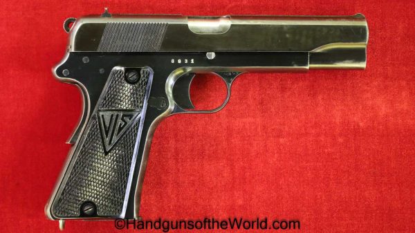Radom, VIS, P-35, 9mm, Type I, Early, German, Germany, WWII, WW2, P35, P 35, P.35, Handgun, Pistol, C&R, Collectible, Type 1, Type, I, 1, Stock Slot, Slotted