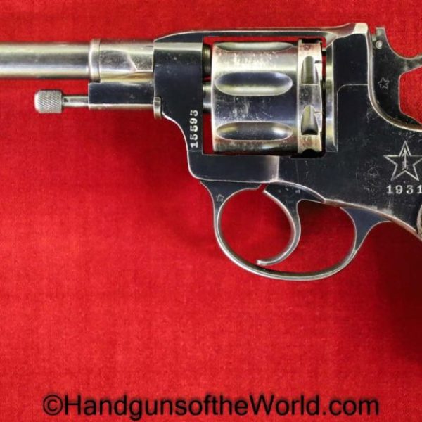 Russian, 1895, Nagant, Revolver, 7.62mm, Dated, 1931, with Capture Paper, Russia, Soviet, Soviet Union, WWII, WW2, Capture Paper, Handgun, C&R, Collectible