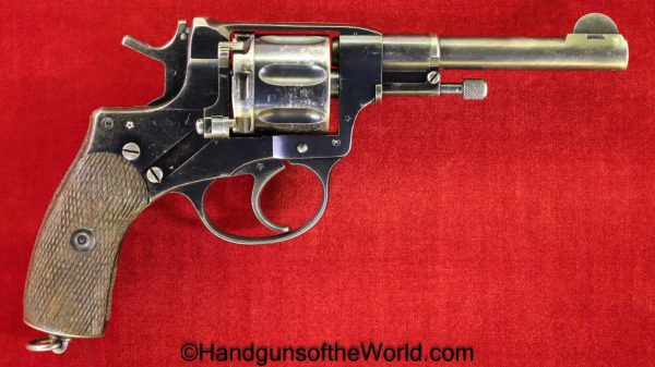Russian, 1895, Nagant, Revolver, 7.62mm, Dated, 1931, with Capture Paper, Russia, Soviet, Soviet Union, WWII, WW2, Capture Paper, Handgun, C&R, Collectible