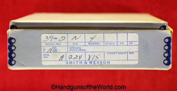 S&W Model 39-2, 9mm, Factory Nickel in Box - Image 27