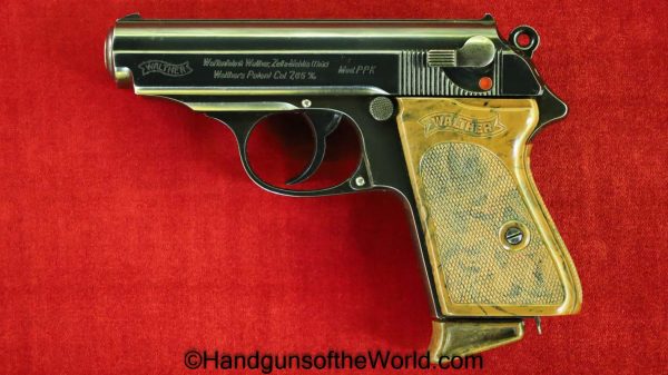 Walther, PPk, 7.65mm, Pre-War, with Holster, 1933, Handgun, Pistol, C&R, Collectible, German, Germany, Pre War, 7.65, 32, .32, acp, auto, Holster