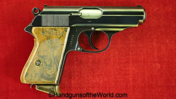Walther, PPk, 7.65mm, Pre-War, with Holster, 1933, Handgun, Pistol, C&R, Collectible, German, Germany, Pre War, 7.65, 32, .32, acp, auto, Holster