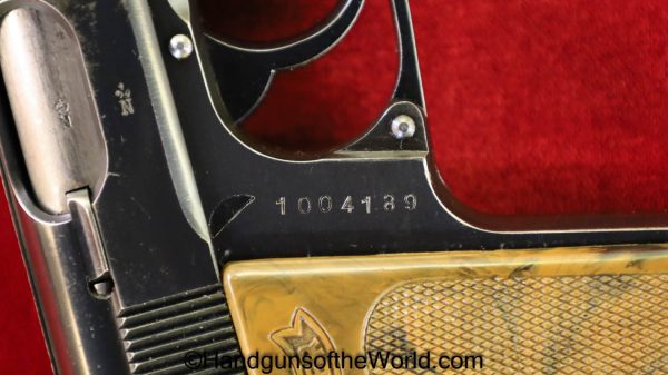Walther, PPk, 7.65mm, 1 Million Serial Number Range, 1937, German, Germany, Handgun, Pistol, C&R, Collectible, 1, One, Million, Serial, Number, Range, .32