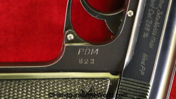 Walther, PP, 7.65mm, PDM, Munich Police, Police, Bottom Magazine Release, BMR, Handgun, Pistol, C&R, Collectible, German, Germany, 7.65, 32, .32, acp, auto