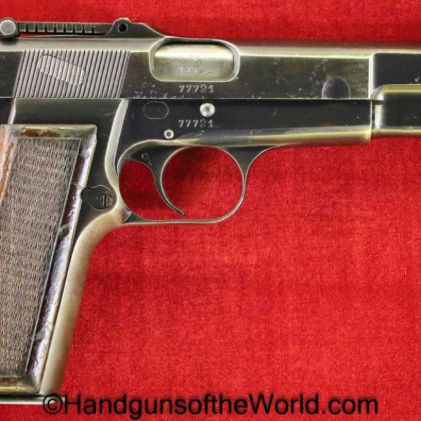 FN, Browning, High Power, 9mm, German, WaA103, WaA 103, Germany, WWII, WW2, Handgun, Pistol, C&R, Collectible, BHP, Hi Power, Hi-Power, Hand gun
