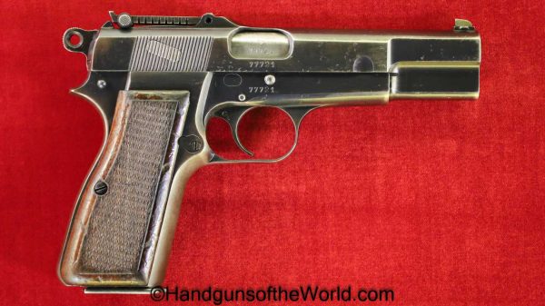 FN, Browning, High Power, 9mm, German, WaA103, WaA 103, Germany, WWII, WW2, Handgun, Pistol, C&R, Collectible, BHP, Hi Power, Hi-Power, Hand gun