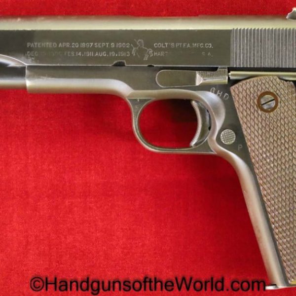 Colt, 1911A1, .45acp, US, Army, 1944, Handgun, Pistol, C&R, Collectible, 1911, 45, .45, acp, auto, Americana, WWII, WW2, American, USA, Hand gun
