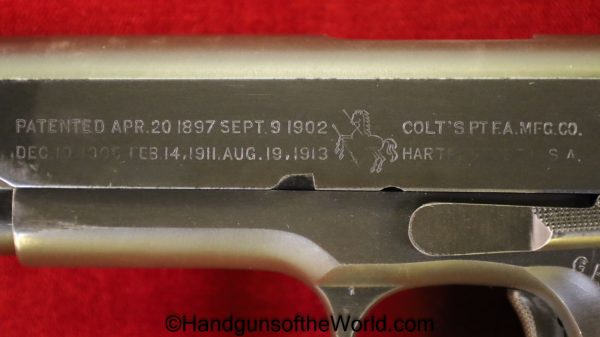 Colt, 1911A1, .45acp, US, Army, 1944, Handgun, Pistol, C&R, Collectible, 1911, 45, .45, acp, auto, Americana, WWII, WW2, American, USA, Hand gun