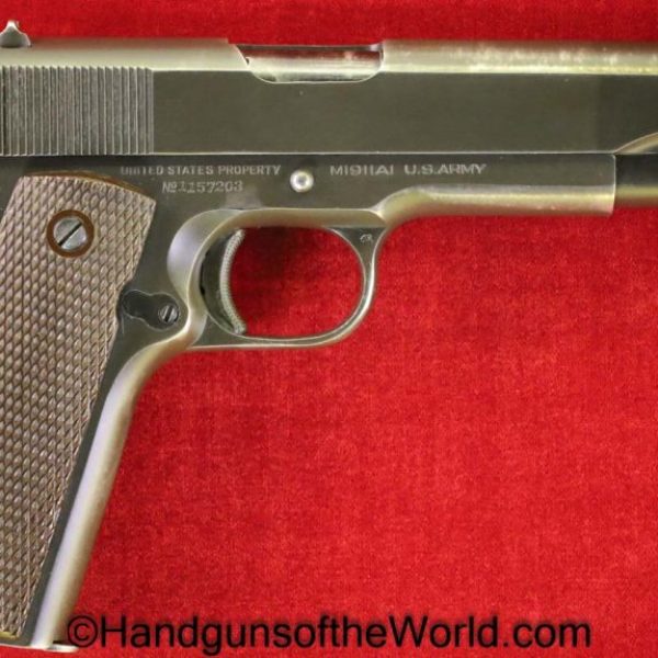 Colt, 1911A1, .45acp, US, Army, 1944, Handgun, Pistol, C&R, Collectible, 1911, 45, .45, acp, auto, Americana, WWII, WW2, American, USA, Hand gun