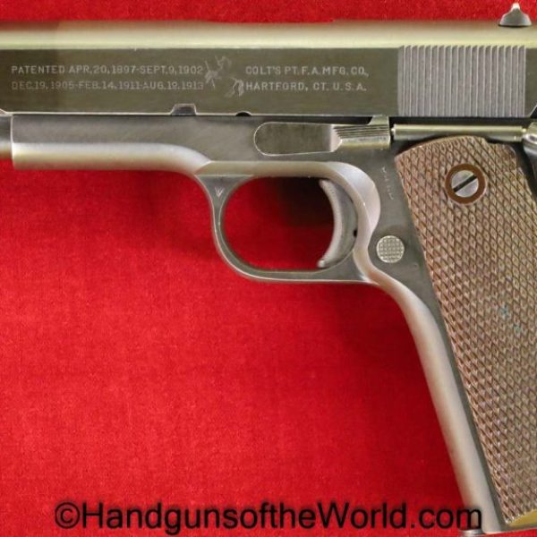 Colt, 1911A1, .45acp, US, Army, 1945, Handgun, Pistol, C&R, Collectible, WWII, WW2, 1911, 45, .45, acp, auto, Government, Americana, American, USA
