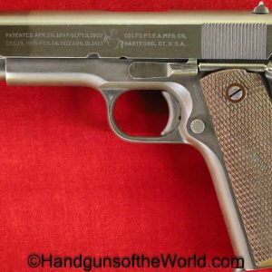 Colt, 1911A1, .45acp, US, Army, 1945, Handgun, Pistol, C&R, Collectible, WWII, WW2, 1911, 45, .45, acp, auto, Government, Americana, American, USA