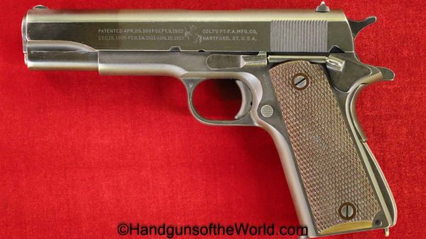 Colt, 1911A1, .45acp, US, Army, 1945, Handgun, Pistol, C&R, Collectible, WWII, WW2, 1911, 45, .45, acp, auto, Government, Americana, American, USA