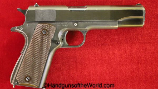 Colt, 1911A1, .45acp, US, Army, 1945, Handgun, Pistol, C&R, Collectible, WWII, WW2, 1911, 45, .45, acp, auto, Government, Americana, American, USA