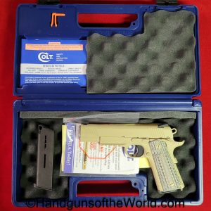 Colt, Government Model, .45acp, USMC-NRA Edition, K-Bar Knife, Package, 1911, 1911A1, 45, .45, acp, auto, Handgun, Pistol, Modern, Collectible