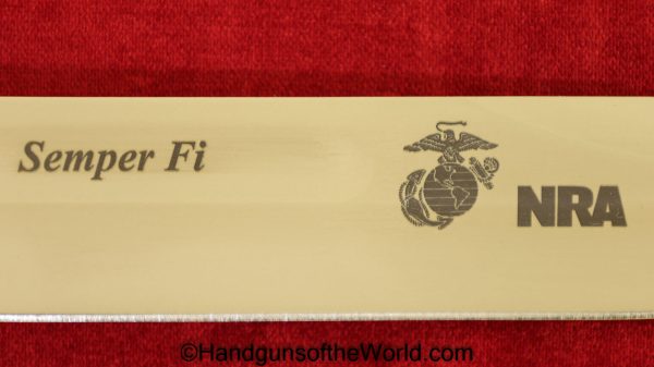 Colt Government Model, .45acp, USMC-NRA Edition with K-Bar Knife Package - Image 27
