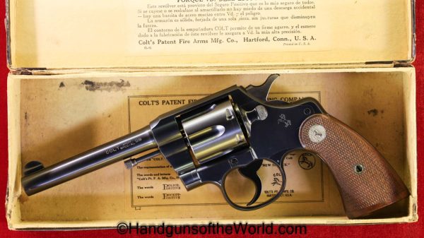 Colt, Army Special, .38, 1926, Mint, in Box, Boxed, with Box, 38, Army, Special, Handgun, Revolver, C&R, Collectible, Americana, America, USA, America