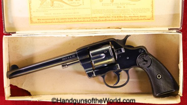 Colt, New Army, Model 1894, .38, 1910, Mint, in Box, Boxed, Handgun, Revolver, C&R, Collectible, 38, 1894, Model, New, Army, Hand gun, Americana, USA, US