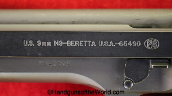 Beretta, M9, Special Edition, 9mm, Complete Package, Handgun, Pistol, Collectible, Modern, Special, Edition, US, Military, USA, Americana, America