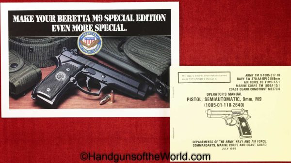 Beretta M9 Special Edition, 9mm-Complete Package - Image 32