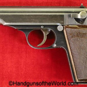 Walther, PP, 7.65mm, German, WWII, WW2, Germany, Handgun, Pistol, C&R, Collectible, Pocket, 7.65, 32, .32, acp, auto, French, France, Hand gun