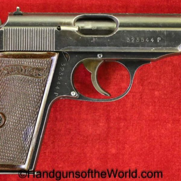 Walther, PP, 7.65mm, German, WWII, WW2, Germany, Handgun, Pistol, C&R, Collectible, Pocket, 7.65, 32, .32, acp, auto, French, France, Hand gun