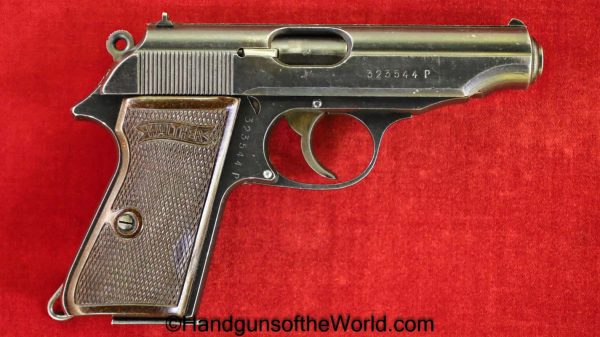 Walther, PP, 7.65mm, German, WWII, WW2, Germany, Handgun, Pistol, C&R, Collectible, Pocket, 7.65, 32, .32, acp, auto, French, France, Hand gun
