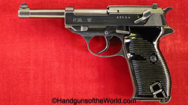 Walther, P-38, 9mm, Mauser, BYF-44, German, WWII, Fantastic, WW2, Germany, Handgun, Pistol, C&R, Collectible, 1944, 44, byf, P38, P 38, P.38, byf44, byf 44