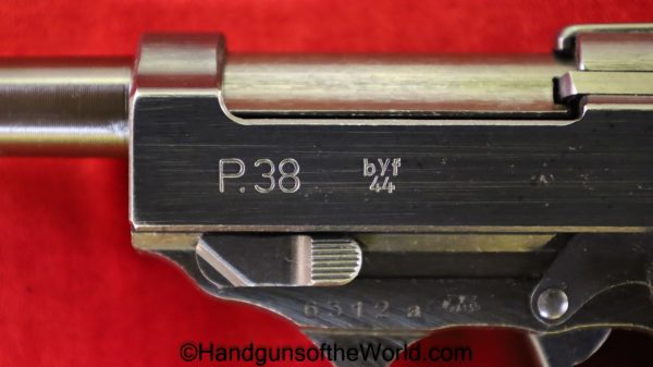 Walther, P-38, 9mm, Mauser, BYF-44, German, WWII, Fantastic, WW2, Germany, Handgun, Pistol, C&R, Collectible, 1944, 44, byf, P38, P 38, P.38, byf44, byf 44