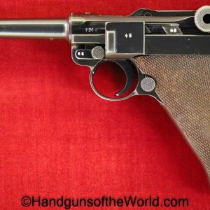 Luger, P.08, S/42, 1937, 9mm, German, WWII, Matching Magazine, Matching Mag, Germany, WW2, Handgun, Pistol, C&R, Collectible, Mauser, P08, P 08, P-08