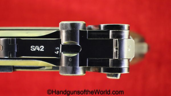 Luger P.08 S/42-1937,9mm, German WWII Issue with a Matching Magazine - Image 11