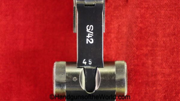 Luger P.08 S/42-1937,9mm, German WWII Issue with a Matching Magazine - Image 32