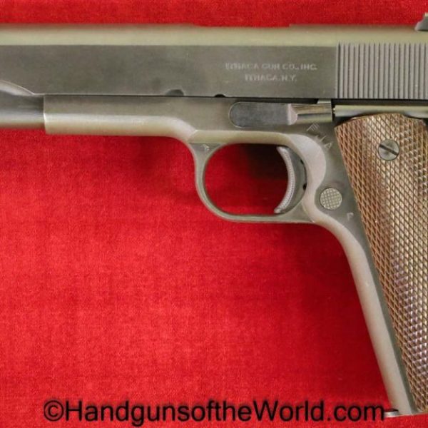 Colt, Ithaca, 1911A1, .45acp, US, Army, 1944, Fantastic, 45, .45, 1911, Handgun, Pistol, C&R, Collectible, WWII, WW2, Americana, American, USA, US, America