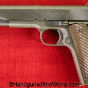 Colt, Ithaca, 1911A1, .45acp, US, Army, 1944, Fantastic, 45, .45, 1911, Handgun, Pistol, C&R, Collectible, WWII, WW2, Americana, American, USA, US, America