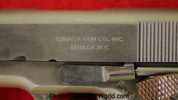 Colt, Ithaca, 1911A1, .45acp, US, Army, 1944, Fantastic, 45, .45, 1911, Handgun, Pistol, C&R, Collectible, WWII, WW2, Americana, American, USA, US, America