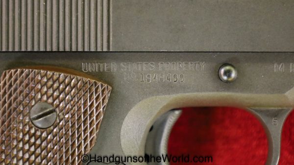 Colt/Ithaca 1911A1, .45acp, US Army Issue 1944-Fantastic - Image 19