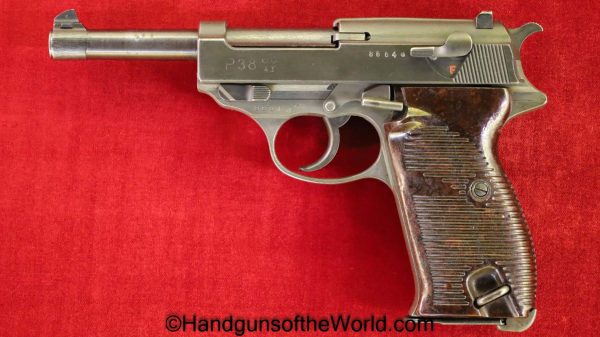 Walther, Mauser, P.38, AC 43, 9mm, FN Slide, with Capture Paper, FN, Slide, German, Germany, WWII, WW2, Handgun, Pistol, C&R, Collectible, 1943, 43, ac