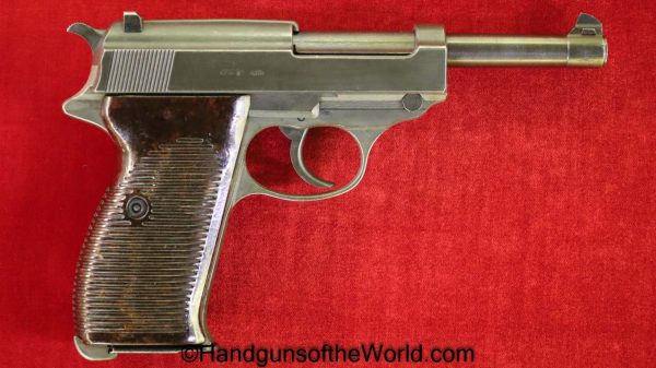 Walther, Mauser, P.38, AC 43, 9mm, FN Slide, with Capture Paper, FN, Slide, German, Germany, WWII, WW2, Handgun, Pistol, C&R, Collectible, 1943, 43, ac