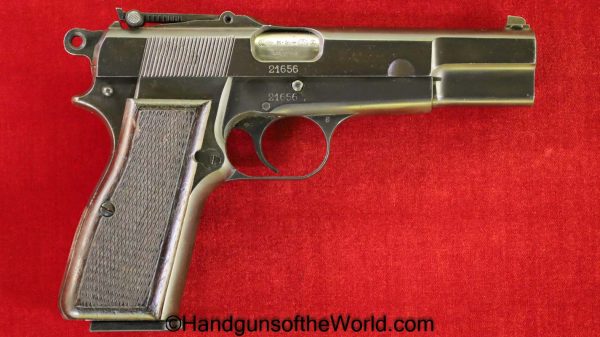 FN, Browning, High Power, 9mm, Pre-War, Military, Pre War, Belgian, Belgium, Handgun, Pistol, C&R, Collectible, BHP, Hi Power, Hi-Power, Hand gun