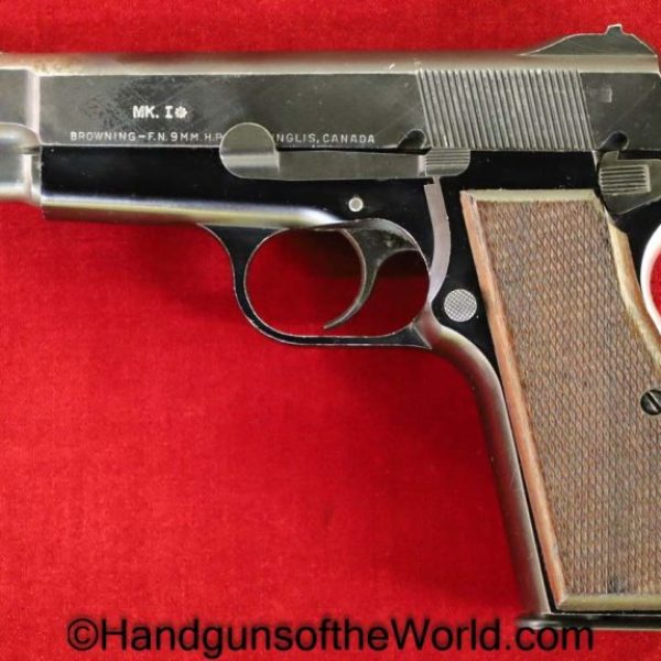 Inglis, MKI*, High Power, 9mm, Experimental, One-Off, Short Pistol, with Provenance, Handgun, Pistol, C&R, Collectible, Canadian, Canada, Short, BHP