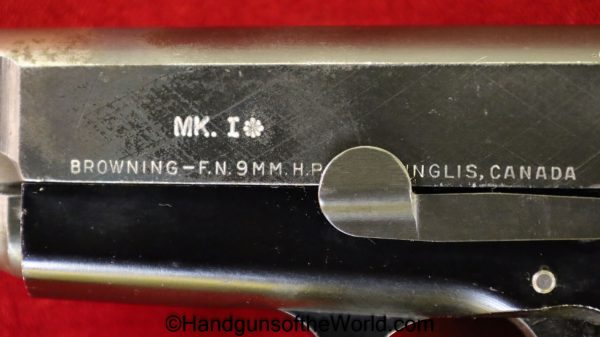 Inglis, MKI*, High Power, 9mm, Experimental, One-Off, Short Pistol, with Provenance, Handgun, Pistol, C&R, Collectible, Canadian, Canada, Short, BHP