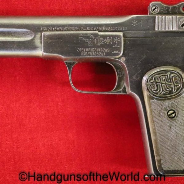 Chinese, FN, 1900, Large Copy, 7.63mm, 7.63, China, Handgun, Pistol, C&R, Collectible, Warlord, War, Lord, Browning, Hand gun, WWII, WW2, 1920s