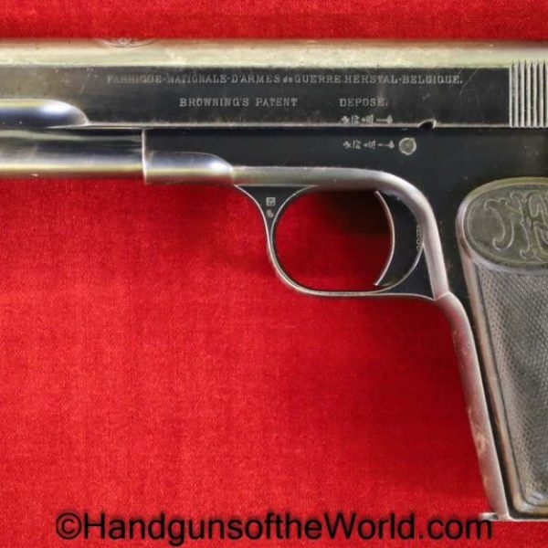 FN, Browning, 1903, 9mm, Ottoman Empire, Turkish Contract, Handgun, Pistol, C&R, Collectible, WWI, WW1, Ottoman, Turk, Turkish, Empire, Contract