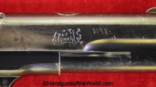 FN, Browning, 1903, 9mm, Ottoman Empire, Turkish Contract, Handgun, Pistol, C&R, Collectible, WWI, WW1, Ottoman, Turk, Turkish, Empire, Contract