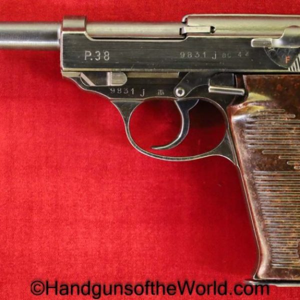 Walther, P.38, AC 44, 9mm, German, WWII, Germany, WW2, Handgun, Pistol, C&R, Collectible, AC, 44, 1944, AC44, AC-44, P38, P 38, P-38, Hand gun