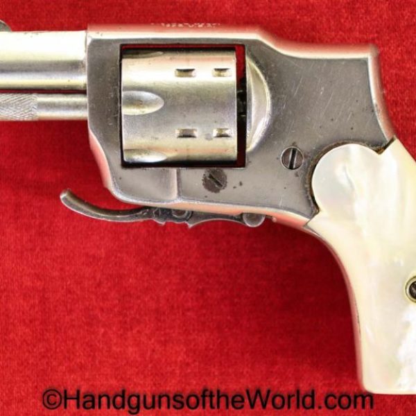 Sedgley, Baby Hammerless, Ejector, Model 1924, .22, 22, Handgun, Revolver, C&R, Collectible, Factory, Nickel, Pearl, 1924, Baby, Hammerless, Americana